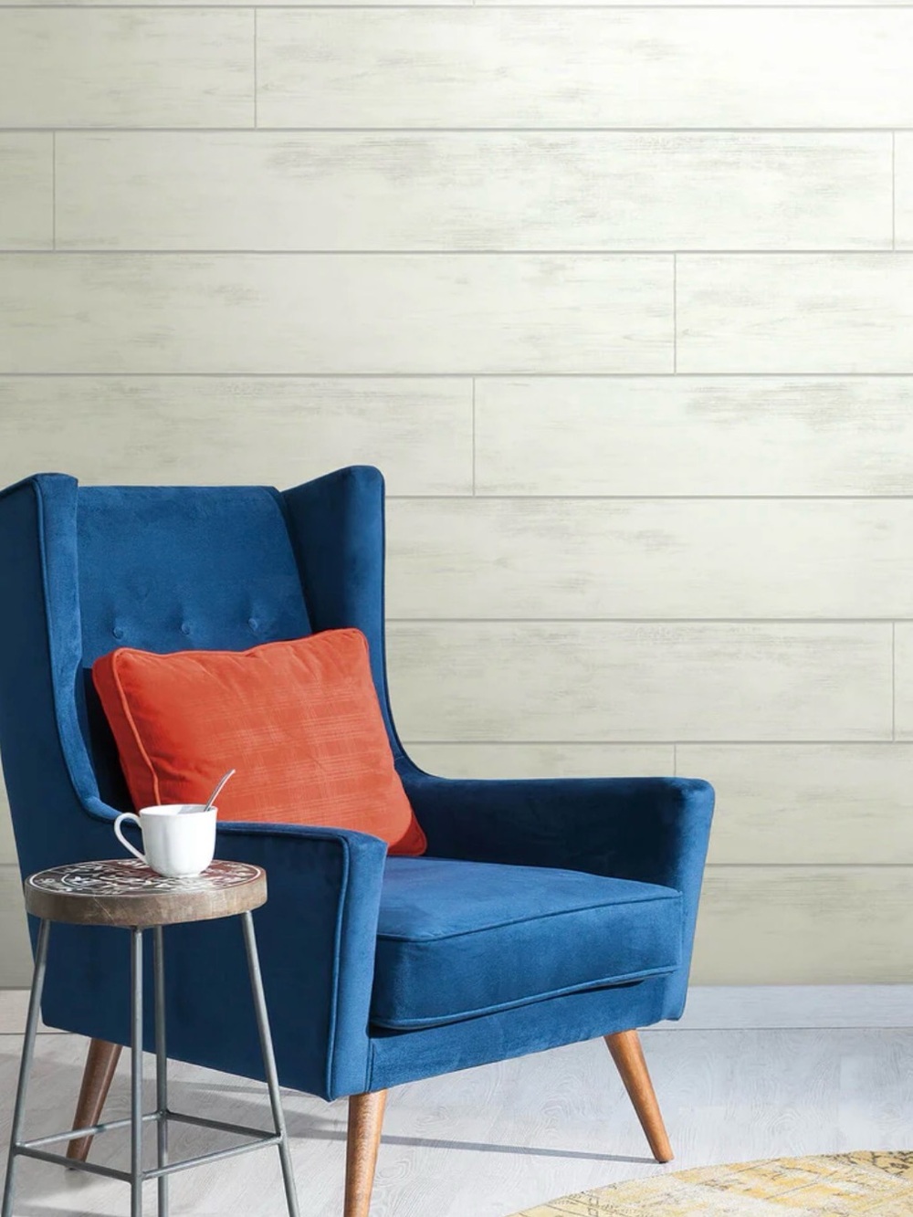 Magnolia Home by Joanna Gaines Wallpaper Double Roll Shiplap MH1559 White NEW